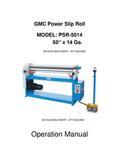 Batavia PSR-5014 Operation Manual