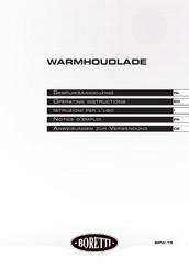 BORETTI BPW-15 Operating Instructions Manual