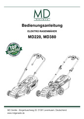 MD Geräte MD220 User Manual
