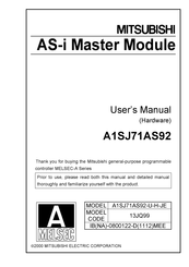 Mitsubishi MELSEC-A A1SJ71AS92-U-H-JE User Manual