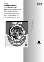 Kettler SM3315-68 Training And Operating Instructions