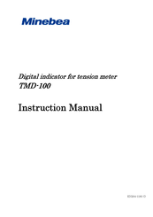 Minebea TMD-100 Instruction Manual