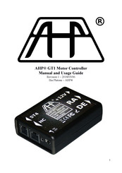 AHP GT1 Manual And Usage Manual