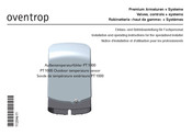 oventrop PT1000 Installation And Operating Instructions Manual