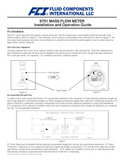 FCI ST51 Installation And Operation Manual