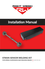 Right Weigh 218-SK-AU Installation Manual