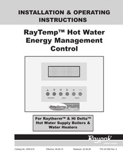 Raypak RayTemp Installation & Operating Instructions Manual
