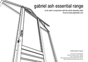 Gabriel Ash essential Series Assembly Instructions Manual