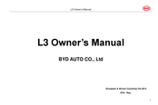 BYD L3 QCJ7153 A Owner's Manual