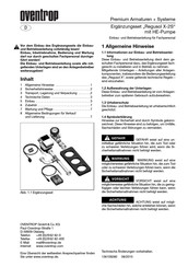 oventrop Regusol X-2S Installation And Operating Instructions Manual