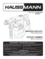 Haussmann Z1C-DW-30M1 Operator's Manual