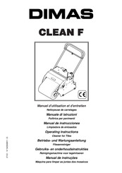 Dimas CLEAN F Operating Instructions Manual