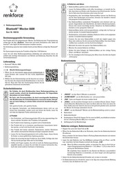Renkforce 1382126 Operating Instructions Manual