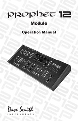 Dave Smith Instruments Prophet 12 Operation Manual