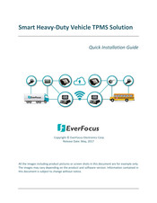 EverFocus Smart Heavy-Duty Vehicle TPMS Solution Quick Installation Manual