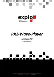 Explo RX2-Wave-Player Manual