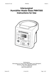 Intersurgical PMH7000 Instructions For Use Manual