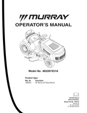 Murray 7800283 Operator's Manual
