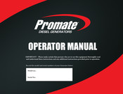 Promate PM13500D ES Operator's Manual