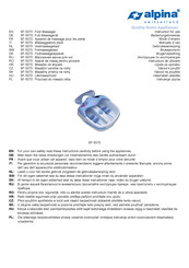 Alpina SF-5070 Instructions For Use Manual