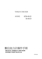 Kilews DI-4B-25 Instruction Manual