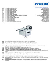Alpina SF-4008 Instructions For Use Manual