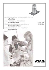 Atag ES9092EM Instructions For Use And Instalation