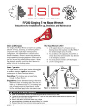 ISC RP280 Instructions For Installation/Set-Up, Operation, And Maintenance