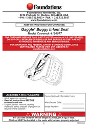 Foundations Gaggle Assembly Instructions Manual