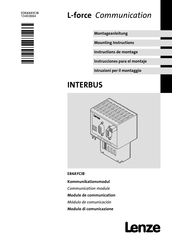 Lenze E84AYCIB Mounting Instructions