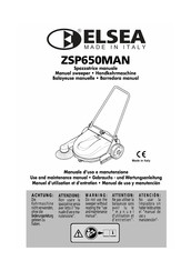 Elsea ZSP650MAN Use And Maintenance Manual