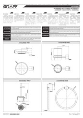 Graff E-9901 Instructions For Assembly And Use
