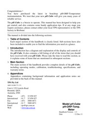 Tps pH Cube Manual