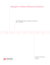 Keysight Technologies M1749A Getting Started Manual