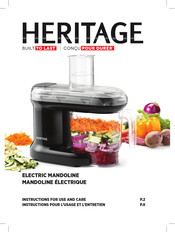 Heritage 023210 Instructions For Use And Care Manual