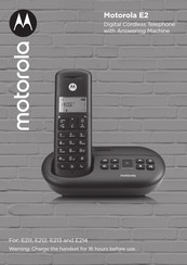 Motorola E2 Manual