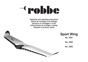 ROBBE 3283 Assembly And Operating Instructions Manual