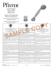 Spectrum Brands Pfister LG15-407C Instructions Manual