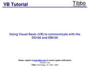 Tibbo DS100 Tutorial