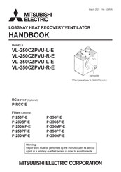 Mitsubishi Electric Lossnay VL-250CZPVU-L-E Handbook