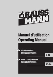 Haussmann GGT4501U Operating Manual