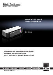 FRIEDHELM LOH Rittal CMC III DK 7030.202 Installation And Short User Manual