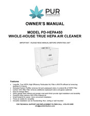 PUR PD-HEPA450 Owner's Manual