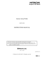 Hitachi EUP-L73S Instruction Manual