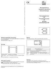 Ifm Electronic OW Installation Instructions