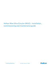 Halton Max Ultra Circular Installation, Commissioning And Maintenance Manual