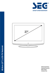 Seg Helsinki Operating Instructions Manual