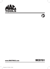 MAG TOOLS MCD701 Original Instructions Manual