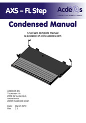 Acdeos AXS FL Condensed Manual