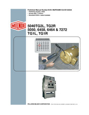 Milnor 7272TG1R Maintenance Manual